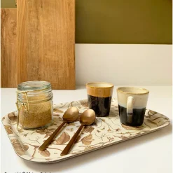 Sale Plateau Herbier du Roi - Bronze - 20 x 27cm Art De La Table