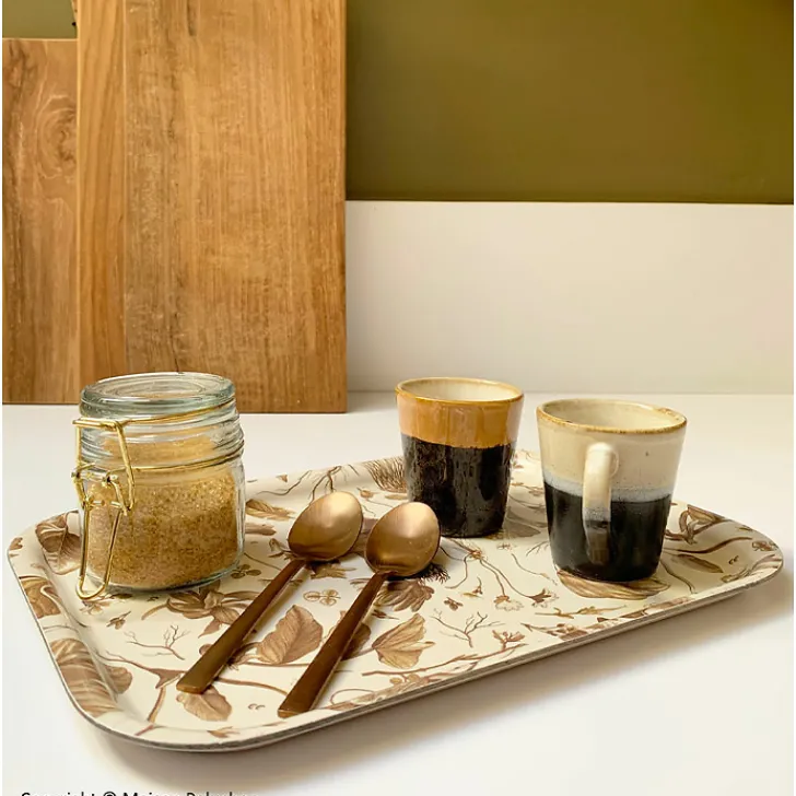 Sale Plateau Herbier du Roi - Bronze - 20 x 27cm Art De La Table