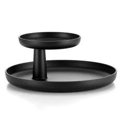 Discount Plateau à étages Rotary tray Jasper Morrison - Noir - Vitra Design|Art De La Maison