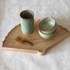 Plateau Éventail en frêne - ZaoZam