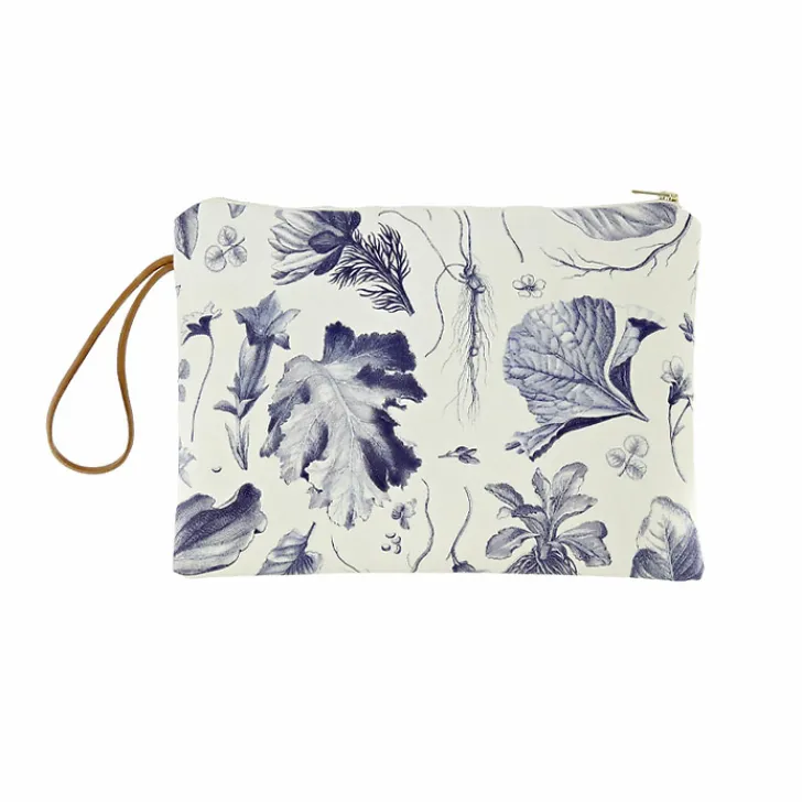 New Pochette bleue Herbier du roi - Maison Baluchon Trousses, Pochettes