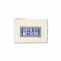 Pochette imprimée Arts et Métiers - Écrue