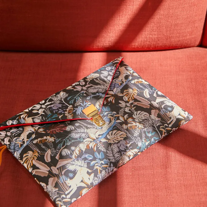 Outlet Pochette ordinateur 13" Ménagerie Royale - Noir Trousses, Pochettes