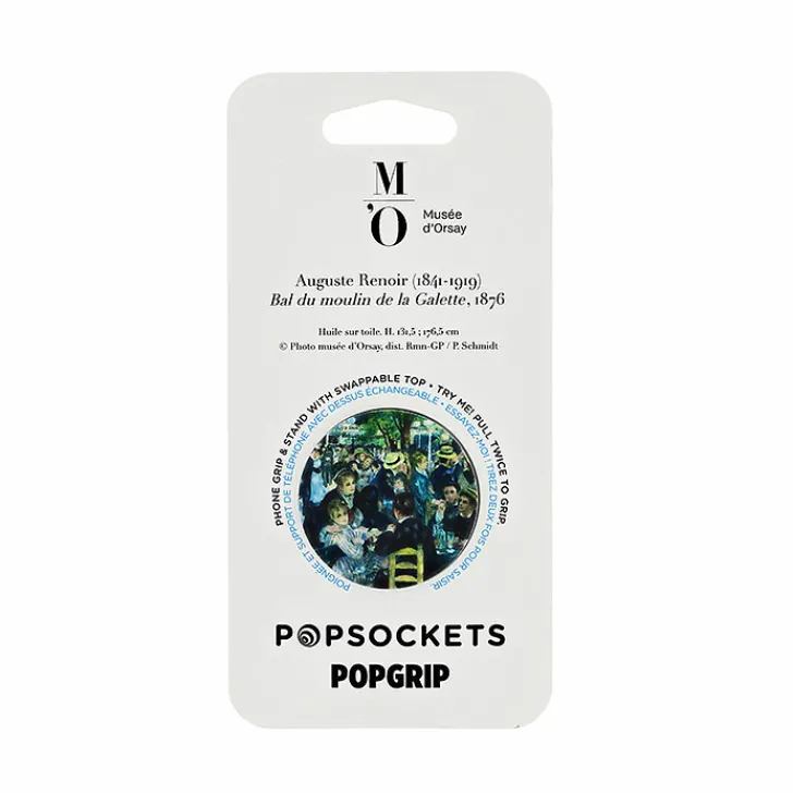 Poignée/support pour téléphone Auguste Renoir - Bal du moulin de la Galette - PopSockets High-Tech