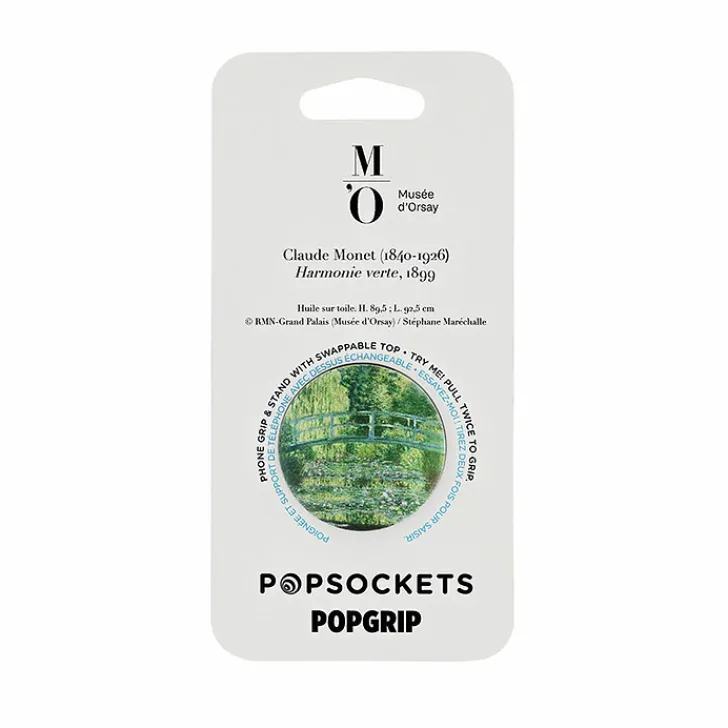 Best Poignée/support pour téléphone Claude Monet - Le Bassin aux nymphéas, harmonie verte - PopSockets High-Tech