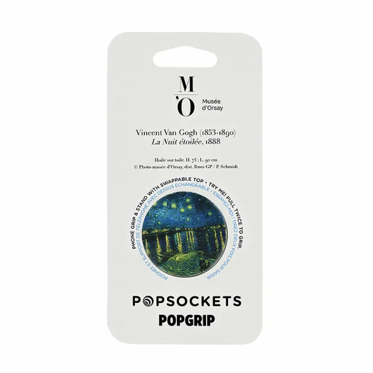New Poignée/support pour téléphone Vincent van Gogh - La nuit étoilée - PopSockets High-Tech