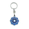 Porte-clés argenté Bleu horizon - Bleuet de France