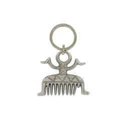 Porte-clés Peigne argenté