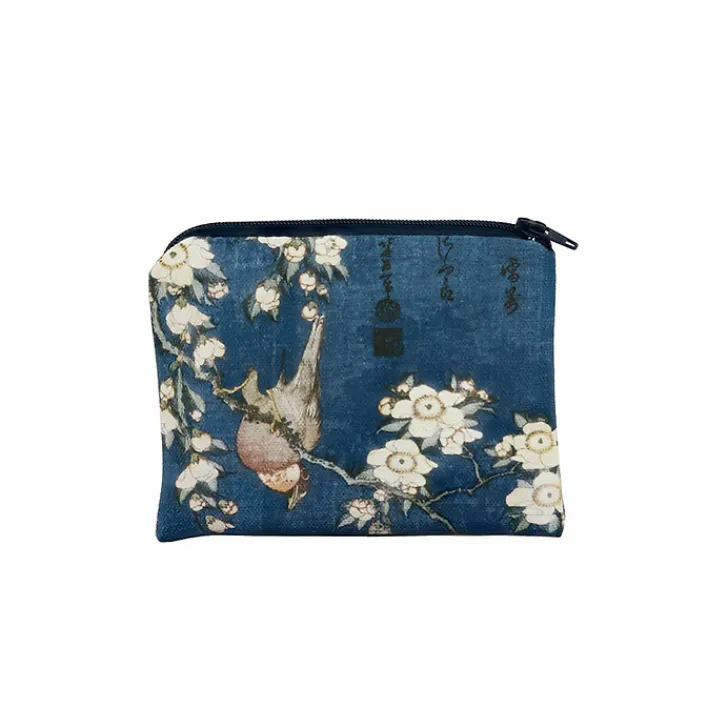 Discount Porte-monnaie Katsushika Hokusai - Bouvreuil et cerisier - 13x10 cm Accessoires