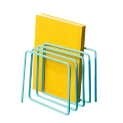 Porte-revues en métal Bleu - Block Design