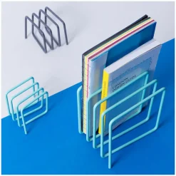 Porte-revues en métal Bleu - Block Design