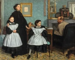 Portrait de famille, dit aussi La Famille Bellelli (toiles encadrées)