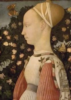 Portrait de Ginevra d'Este dit aussi Portrait de Marguerite de Gonzague (panneaux aluminium)