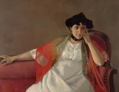 Portrait de la femme de l'artiste (panneaux aluminium)