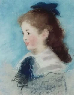 Portrait de Mademoiselle Hecht de profil (panneaux acryliques)