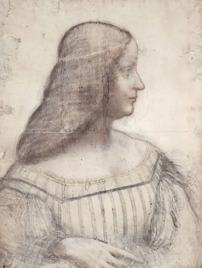 Portrait d'Isabelle d'Este (toiles encadrées)