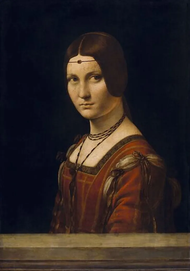 Hot Portrait d'une dame de la cour de Milan, dit à tort "la belle ferronnière" (panneaux aluminium) Panneaux Aluminium|Affiches D'Art Encadrées