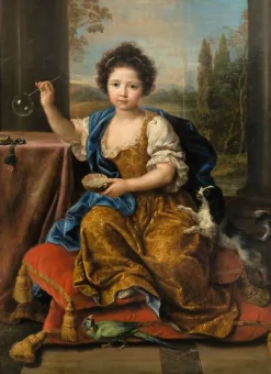 Outlet Portrait présumé de Louise Marie-Anne de Bourbon, Mademoiselle de Tours (toiles sur châssis) Toiles Sur Châssis|Affiches D'Art