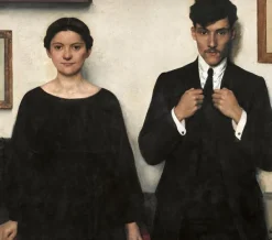 Portraits [Pierre et Valentine] (affiches d'art encadrées)