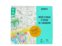 Poster géant à colorier Musées d'Orsay et de l'Orangerie - OMY