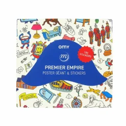 Poster géant à décorer et stickers Premier Empire - OMY