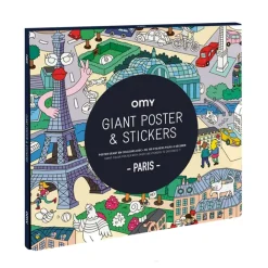Poster géant et stickers - Paris Loisirs Créatifs