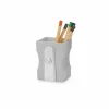 Best Pot à crayons en plastique - Taille-crayon Gris - Balvi Design|Accessoires De Bureau