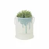 Online Pot de fleur en céramique Peinture bleue - Balvi Design|Art De La Maison