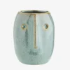 Pot de fleurs Visage Vert