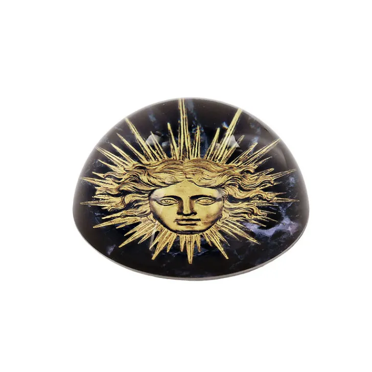 New Presse-papier en verre Emblème du soleil - Château de Versailles Accessoires De Bureau|Art De La Maison