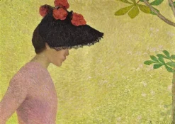 Hot Profil de jeune fille (toiles sans cadre) Toiles Sans Cadre|Affiches D'Art