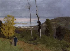 Promenade à Honfleur (toiles encadrées) Toiles Encadrées|Toiles Sur Châssis