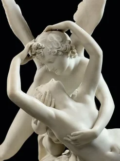 Hot Psyché ranimée par le baiser de l'Amour (panneaux aluminium) Panneaux Aluminium|Affiches D'Art Encadrées