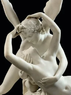 Psyché ranimée par le baiser de l'Amour (panneaux acryliques)
