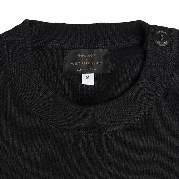 Best Pull noir Napoléon - Maison Broussaud Homme T-Shirts Et Sweats|Accessoires Homme