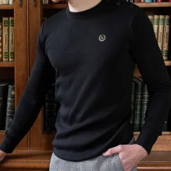 Best Pull noir Napoléon - Maison Broussaud Homme T-Shirts Et Sweats|Accessoires Homme