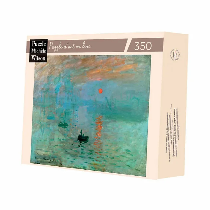 Puzzle d'art en bois 350 pièces Claude Monet - Impression, soleil levant