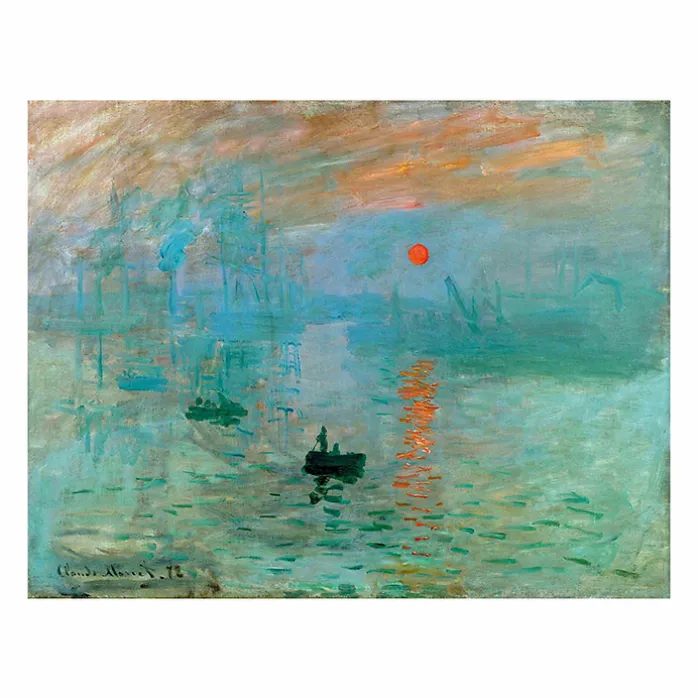 Puzzle d'art en bois 350 pièces Claude Monet - Impression, soleil levant