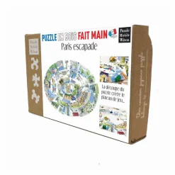 Clearance Puzzle Jeu de l'oie en bois 34 pièces Paris escapade - Puzzle Michèle Wilson Loisirs Créatifs|Jeux