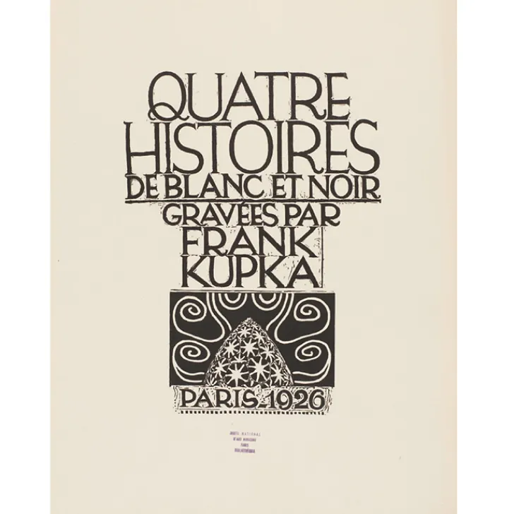 Quatre histoires de blanc et noir gravées par Frank Kupka Éditions De Luxe