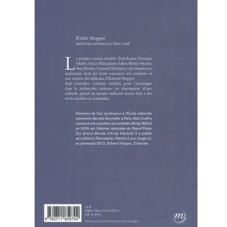 Discount Relire Hopper Littérature & Essais