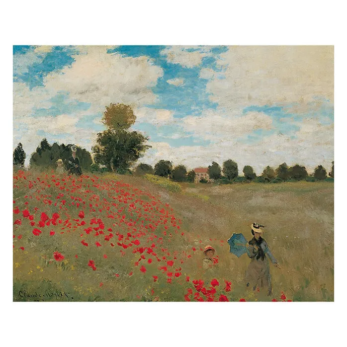 Reproduction Claude Monet - Les Coquelicots, 1873 - 24x30cm