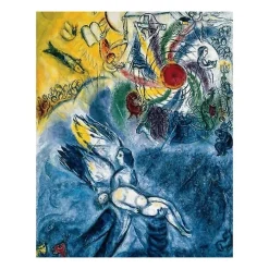 Reproduction Marc Chagall - La création de l'homme, 1956-1958 - 24x30cm
