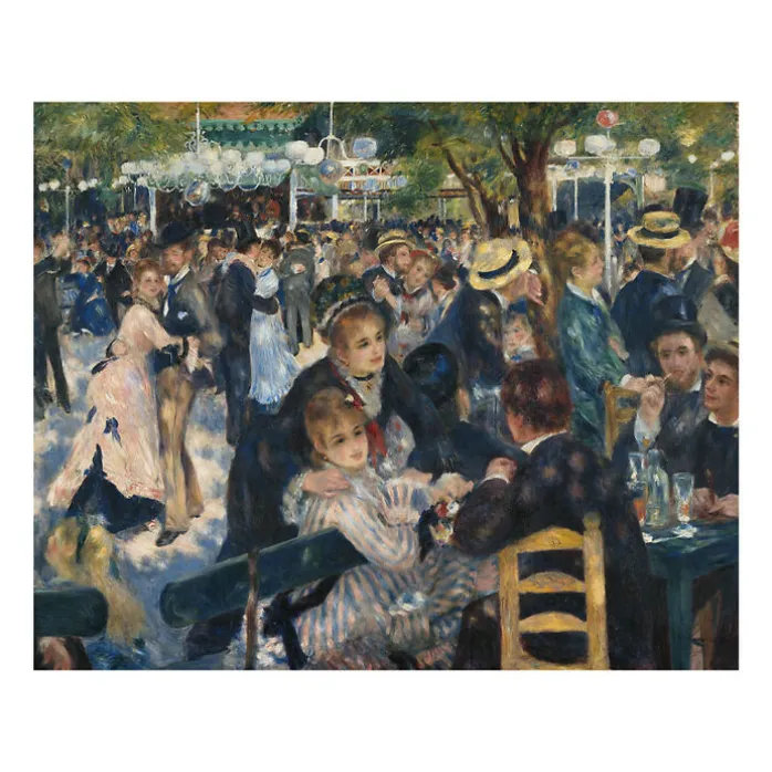 Reproduction Pierre-Auguste Renoir - Bal du Moulin de la Galette, 1876 - 24x30 cm