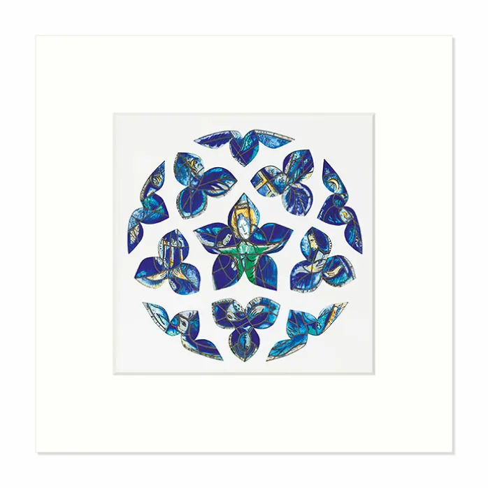 Reproduction sous Marie-Louise Marc Chagall - La rose bleue, 1964