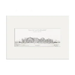 Reproduction sous Marie-Louise Charles Girault - Projet pour le Grand Palais des Beaux-Arts pour l'exposition universelle de 1900, 1896 Affiches Et Reproductions