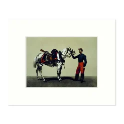 Online Reproduction sous Marie-Louise Charles Édouard Armand-Dumaresq - Armée de ligne. Train des équipages. 1861 Affiches Et Reproductions