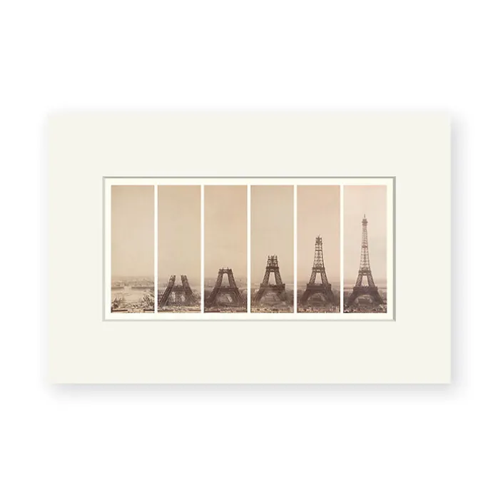 Reproduction sous Marie-Louise Théophile Féau - La Tour Eiffel en construction, 1887-1889