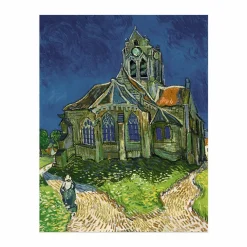 Outlet Reproduction sous Marie-Louise Vincent van Gogh - L'Église d'Auvers-sur-Oise, 1890 Affiches Et Reproductions