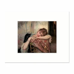 Reproduction sous Marie-Louise Albert Edelfelt - Virginie, 1883
